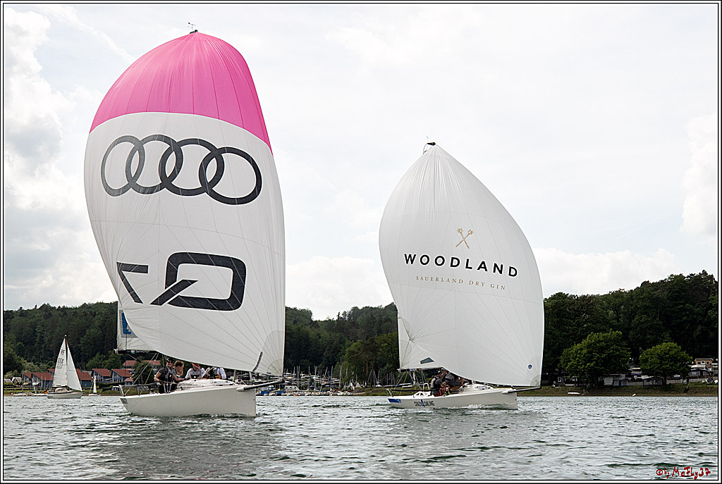 J70 - WOODLAND, 12.06.2021 Segelboot; Segeln; Woodland; Spinnaker; J70; Sorpesee; Sauerland